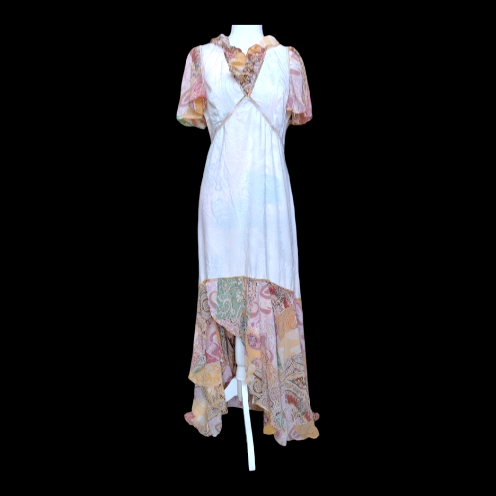 Paisley Print Chiffon Dress - Picture 8 of 11